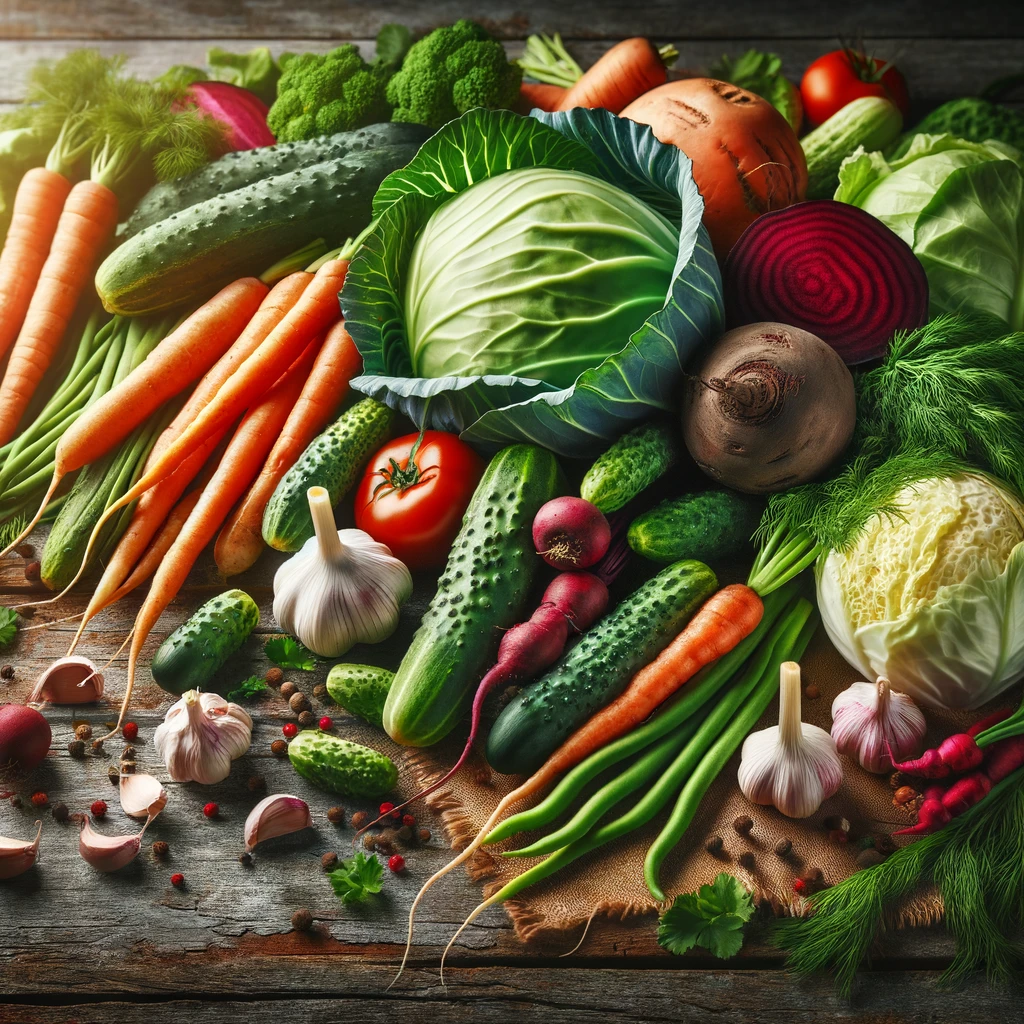 Fermentationsprozess - geeignete Gemüsesorten